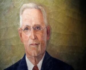 An illustration portrait of Charles Reymann