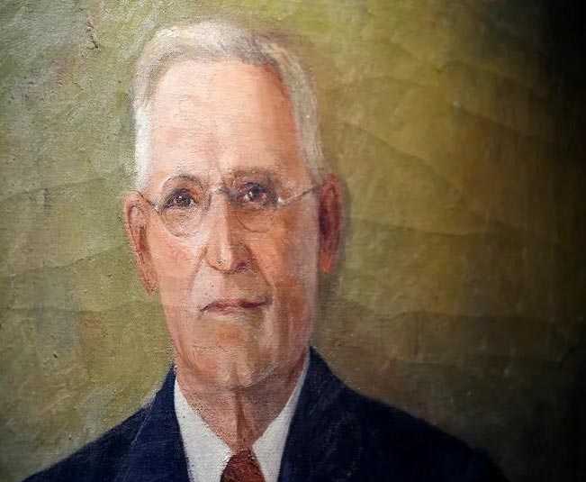 An illustration portrait of Charles Reymann