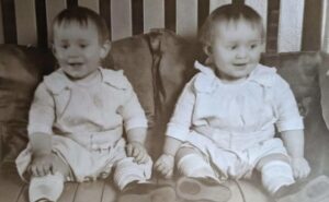 Two of Charles and Salome's sons, Clete and Clem as toddlers.