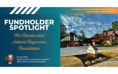 Fundholder Spotlight: The Charles and Salome Reymann Foundation