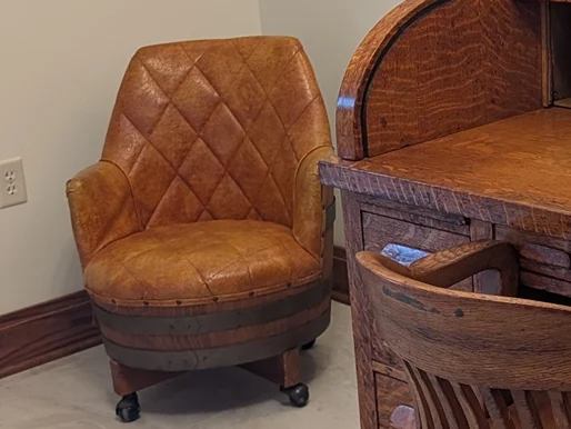 Local history: Akron factory rolled out barrel for unusual chair